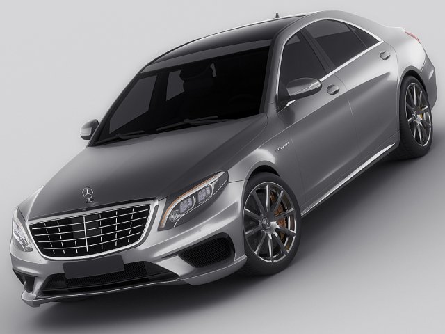 mercedes s63 amg my2014 Modelo 3D .c4d .max .obj .3ds .fbx .stl .blend 