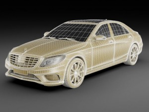 mercedes s63 amg my2014 Modelo 3D