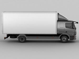 mercedes atego long 2014 3D Model