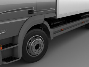 mercedes atego long 2014 3D Model