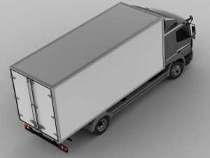 mercedes atego long 2014 3D Model
