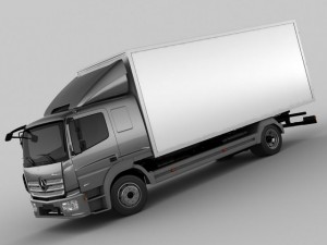 mercedes atego long 2014 3D Model