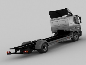 mercedes atego long 2014 3D Model