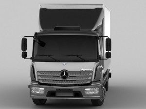 mercedes atego long 2014 3D Model