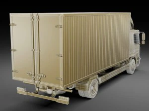 mercedes atego long 2014 3D Model