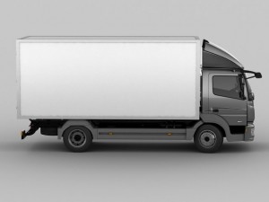 mercedes atego 2014 short 3D Model