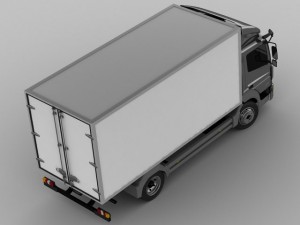 mercedes atego 2014 short 3D Model