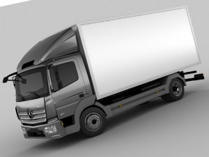 mercedes atego 2014 short 3D Model