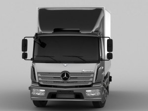 mercedes atego 2014 short 3D Model