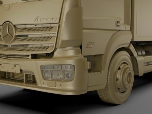 mercedes atego 2014 short 3D Model