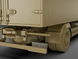 mercedes atego 2014 short 3D Model