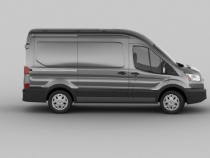transit maxi van 2014 Modelo 3D