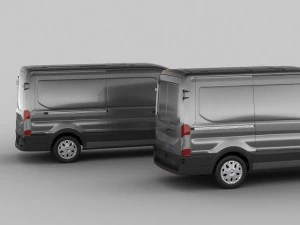 angkutan umum maxi van 2014 Model 3D