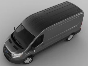 angkutan umum maxi van 2014 Model 3D