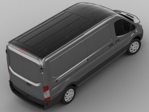transit maxi van 2014 Modelo 3D