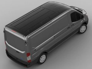 angkutan umum maxi van 2014 Model 3D