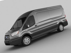 angkutan umum maxi van 2014 Model 3D