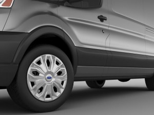 transit maxi van 2014 Modelo 3D