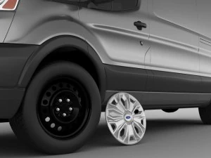 angkutan umum maxi van 2014 Model 3D