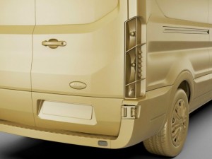 transit maxi van 2014 Modelo 3D