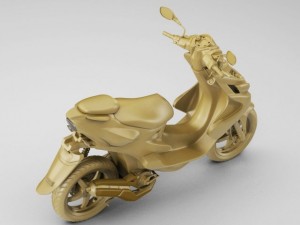yamaha aerox r 2013 Modèle 3D