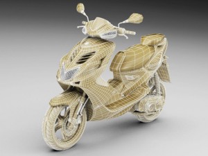 yamaha aerox r 2013 Modèle 3D