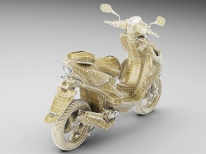 yamaha aerox r 2013 Modèle 3D