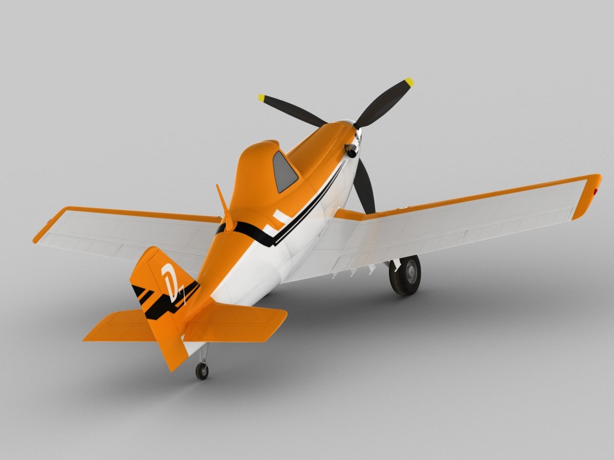 Dusty Crophopper 3d Model In Cartoon 3dexport