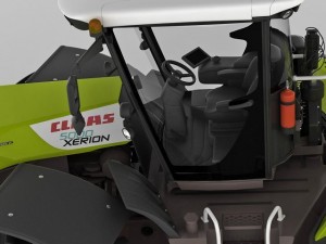 claas xerion tractor Modèle 3D