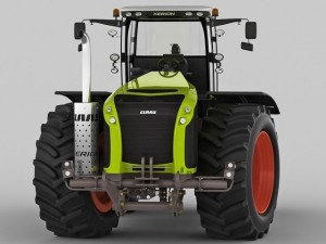 claas xerion tractor Modèle 3D