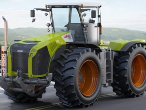 claas xerion tractor Modèle 3D