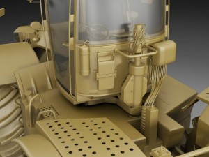 claas xerion tractor Modèle 3D