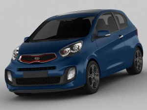 10 cars collection plus coach 3D Model