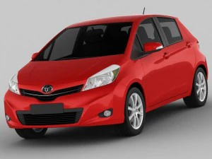 10 cars collection plus coach 3D Model