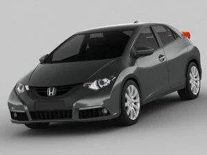 10 cars collection plus coach 3D Model