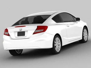 10 cars collection plus coach 3D Model
