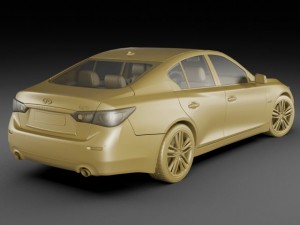 infiniti q50s 3D Model