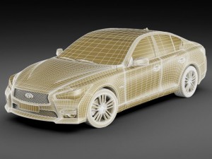 infiniti q50s 3D Model