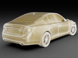 infiniti q50s 3D Model