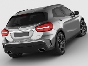 mercedes gla amg package 3D Model
