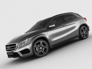 mercedes gla amg package 3D Model