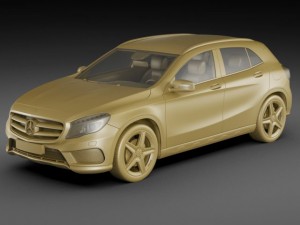 mercedes gla amg package 3D Model