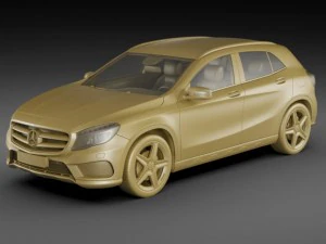 mercedes gla amg package 3D Model