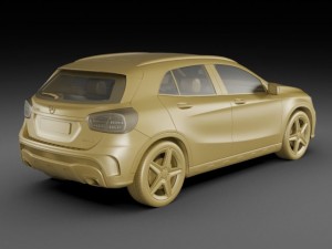 mercedes gla amg package 3D Model