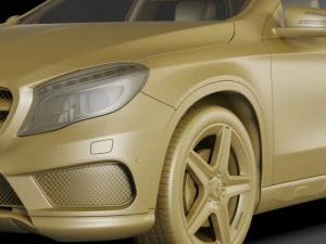 mercedes gla amg package 3D Model