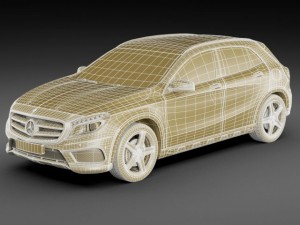 mercedes gla amg package 3D Model