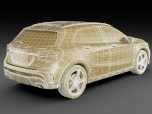 mercedes gla amg package 3D Model