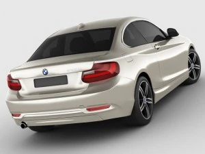b m w 2 f22 2014 3D Model