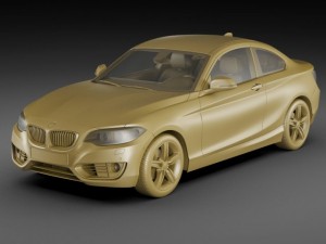 b m w 2 f22 2014 3D Model
