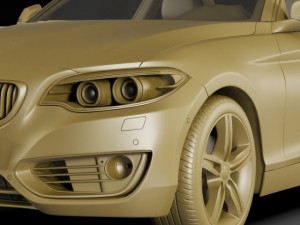 b m w 2 f22 2014 3D Model